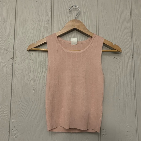 Matching 3 piece loungewear set knit blush pink silk+salt staycation size XS - Picture 8 of 13